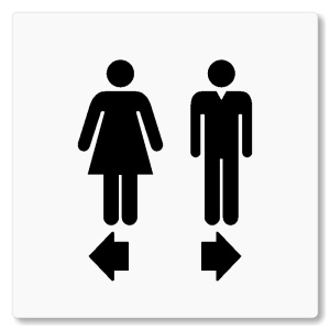 WC rozdělovník, 80x80mm, bílá, Nevada